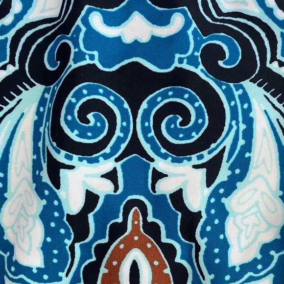 Swim By Cacique Blue Paisley Strapy Bikini Bottoms NWOT Size 24 SKU0832 - Picture 5 of 7